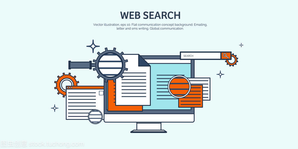 矢量圖。平坦的背景。編碼,編程。Seo。搜索引擎的優(yōu)化。應(yīng)用程序開發(fā)、 創(chuàng)造。軟件,程序代碼。網(wǎng)站設(shè)計